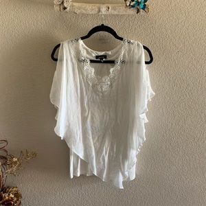 ALYX Women's White Asymmetrical  Blouse